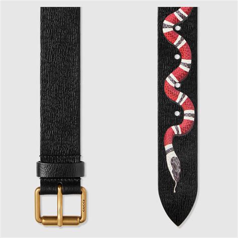 kingsnake gucci belt|gucci snake belt men's.